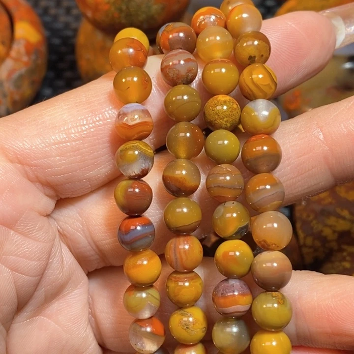 玛瑙/玉髓手链未镶嵌用****5