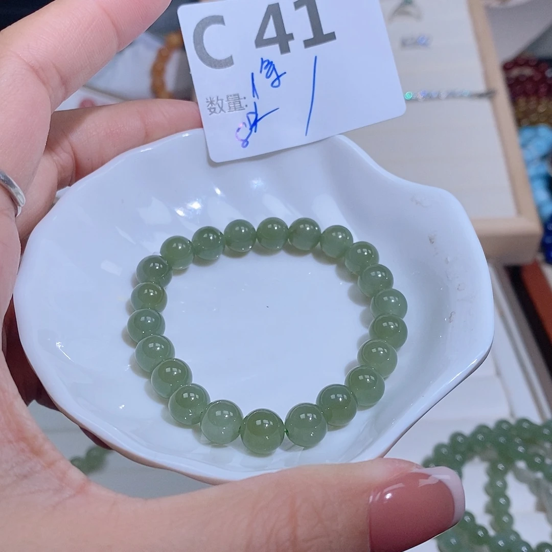 和田玉珠宝半成品未镶嵌C41