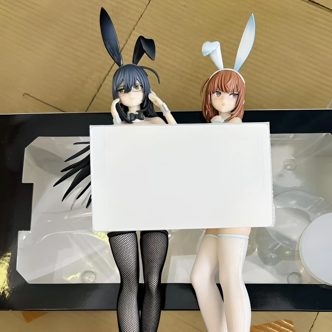 【手办社出品】兔女郎黑兔葵白兔夏芽动漫二次元美少女手办模型摆件