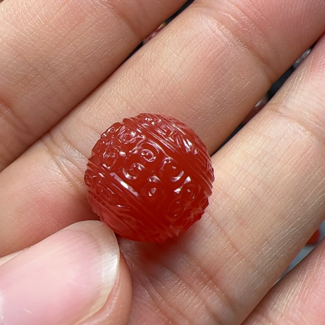 南红玛瑙珠子未镶嵌