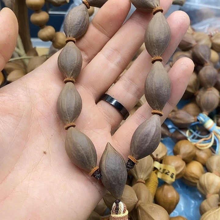 德***司橄榄核手串/手链1427紫皮