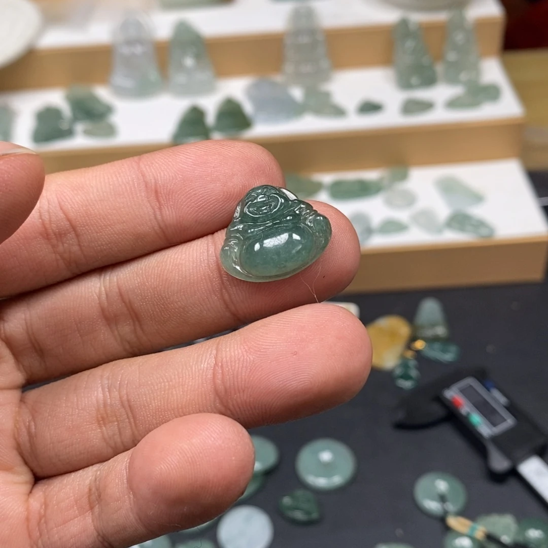 翡翠未镶嵌手链天然翡翠a货14