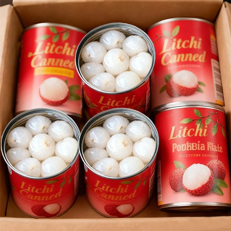 新鲜荔枝罐头应季水果罐头糖水休闲甜零食一整箱商用即食速食食品