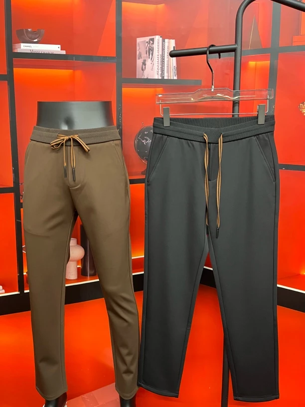 2025早春新品上市、男士商务休闲裤高端品质 黑色和咖色时尚百搭