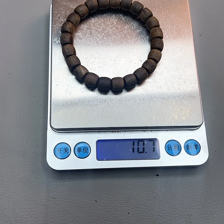 沉香沉香碎屑0.8mm鼓珠单圈,10克沉水，多样性发一