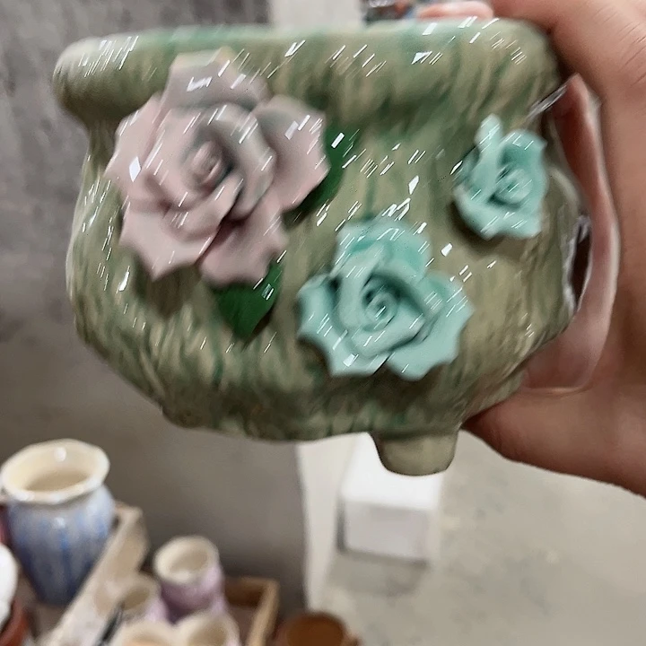 陶瓷陶瓷多肉植物花盆