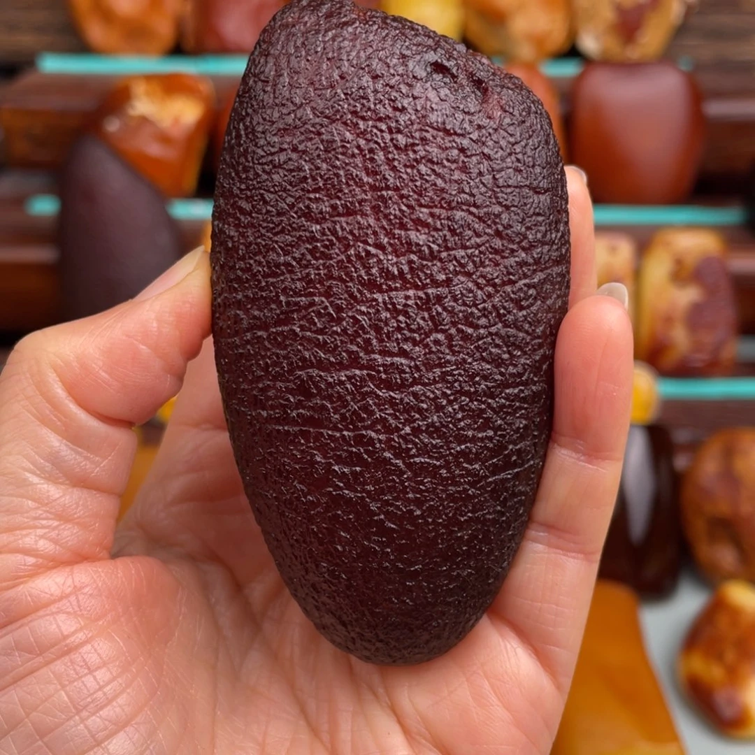 月***哥定制琥珀未镶嵌蜜蜡原石手把