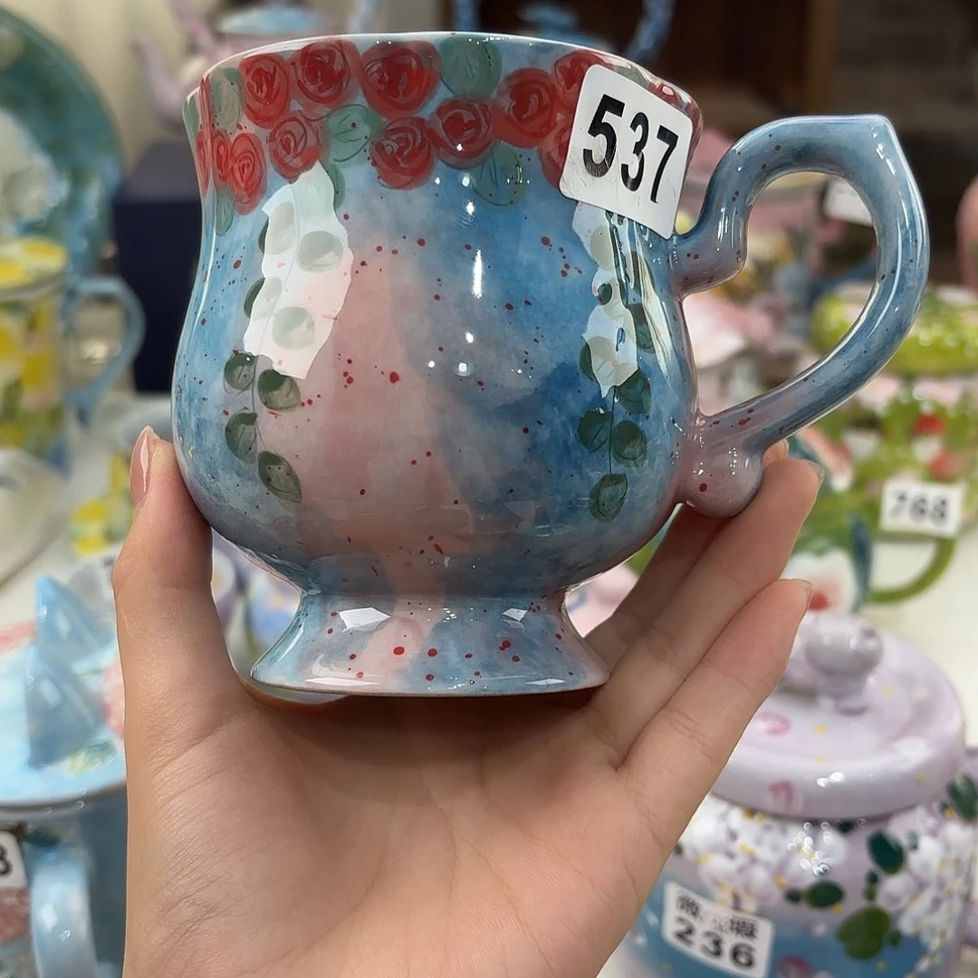 景德镇手绘高温釉下彩陶瓷茶具