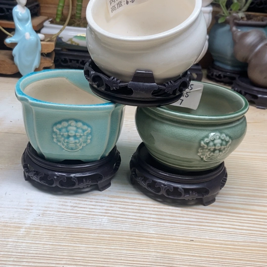 瓷片陶瓷花盆陶瓷艺术