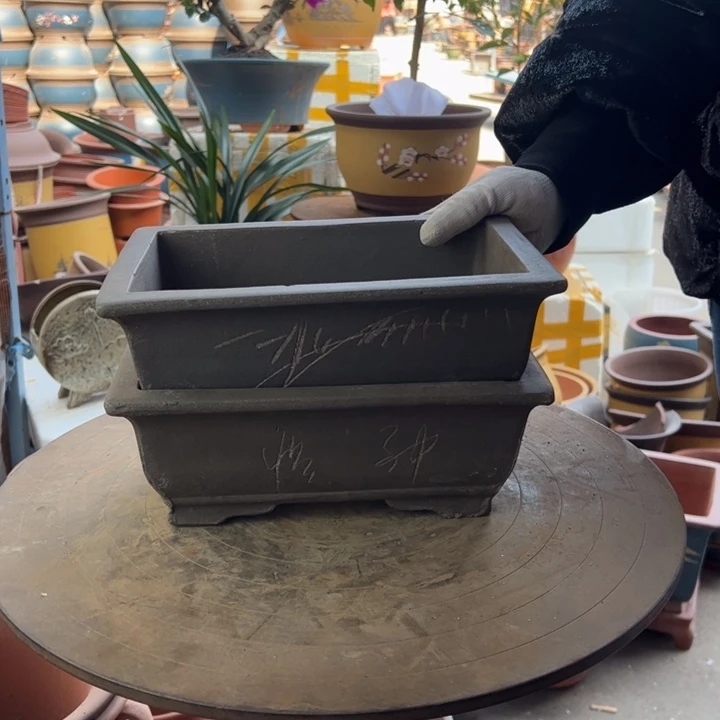 紫砂南****。26+26刻绘马槽