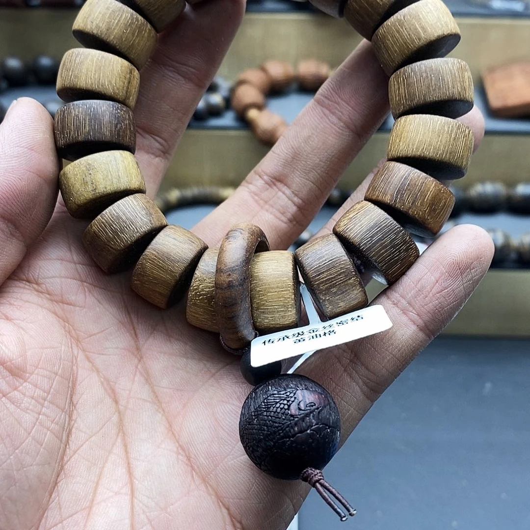 乌木类手串/手链a70黄棋楠