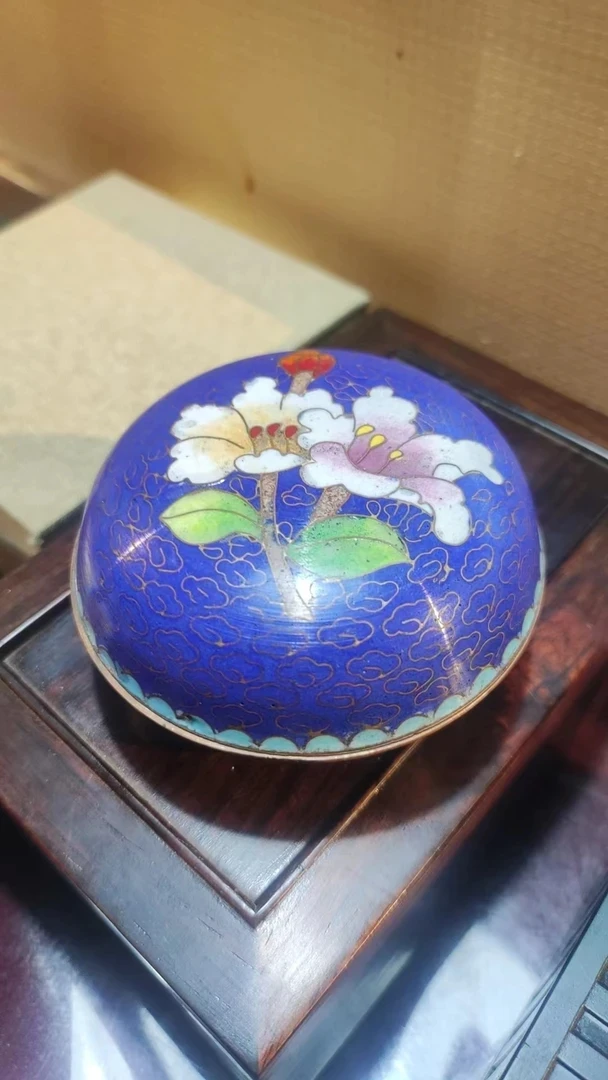 嵌丝珐琅彩小罐（见实物）一物一价