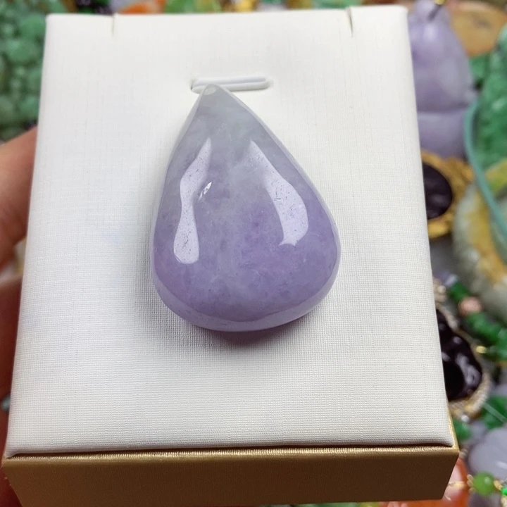 翡翠未镶嵌吊坠(赠链)微***A