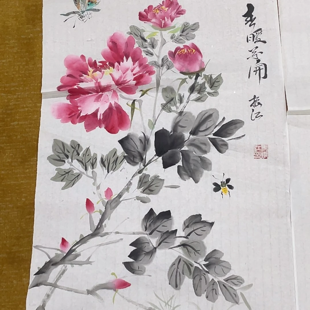 国画绘画作品振江老师6666