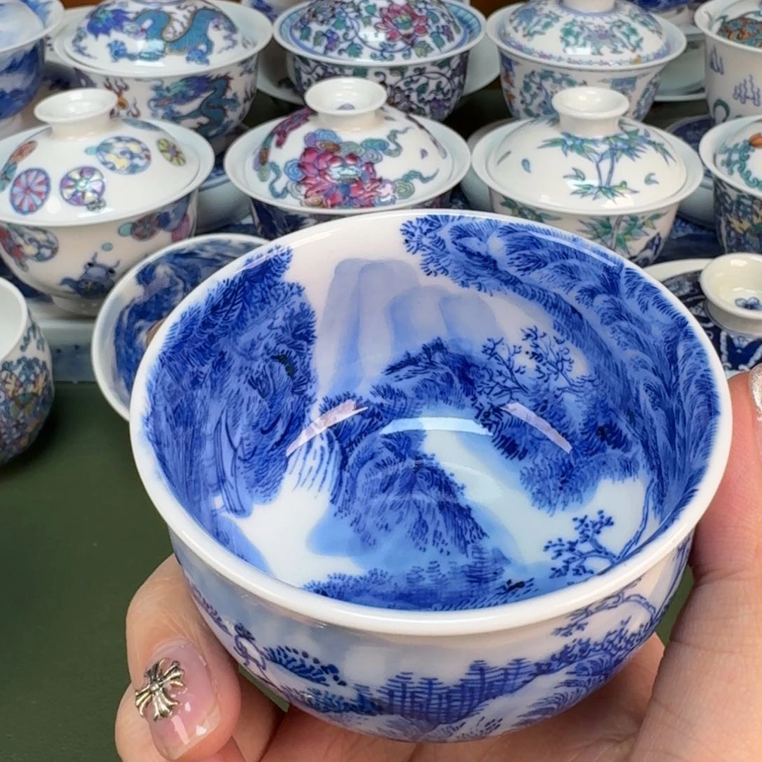 杯景德镇手工手绘茶具387