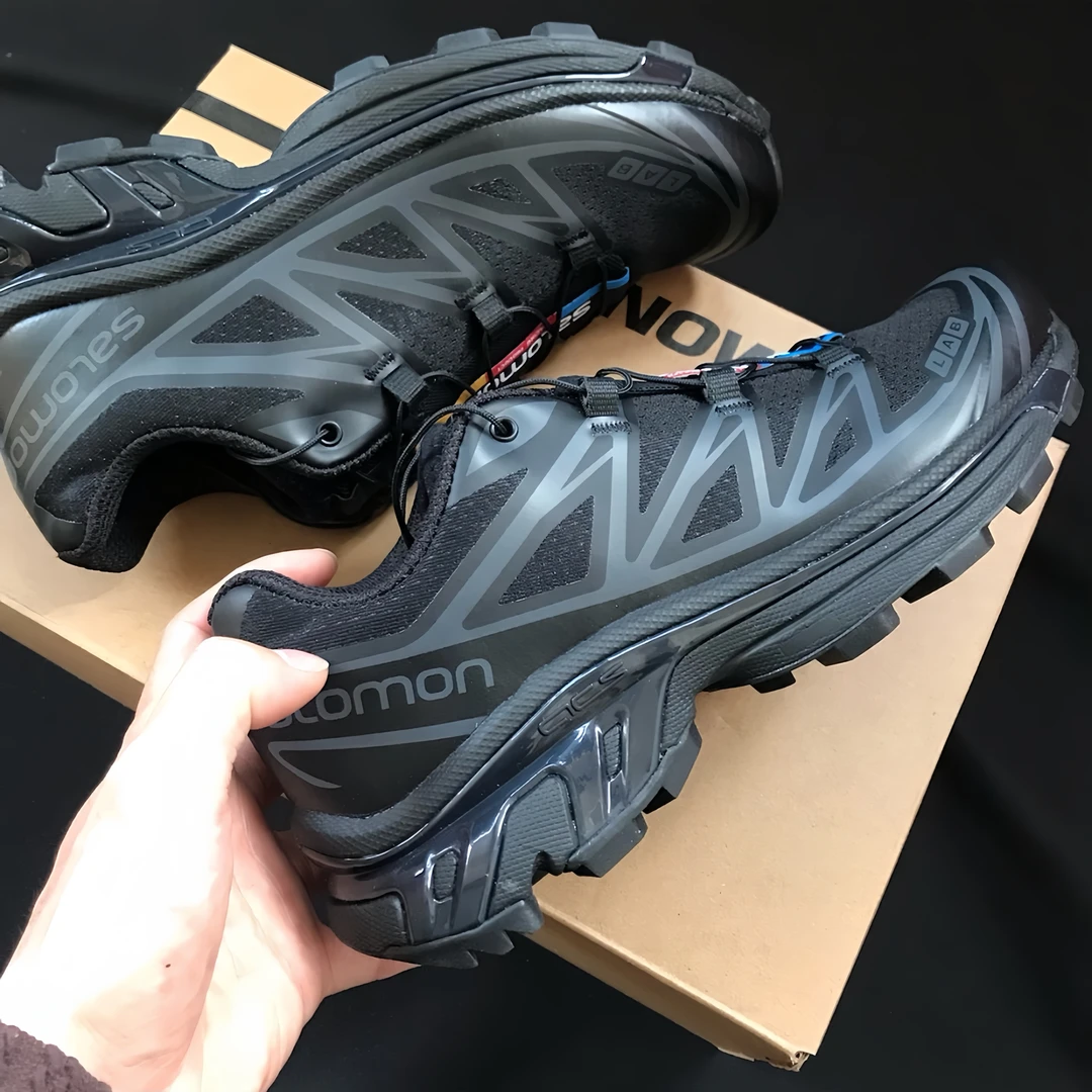 SALOMON/萨洛蒙 XT-6 ADV 黑色日食男士户外越野低帮跑步鞋410866