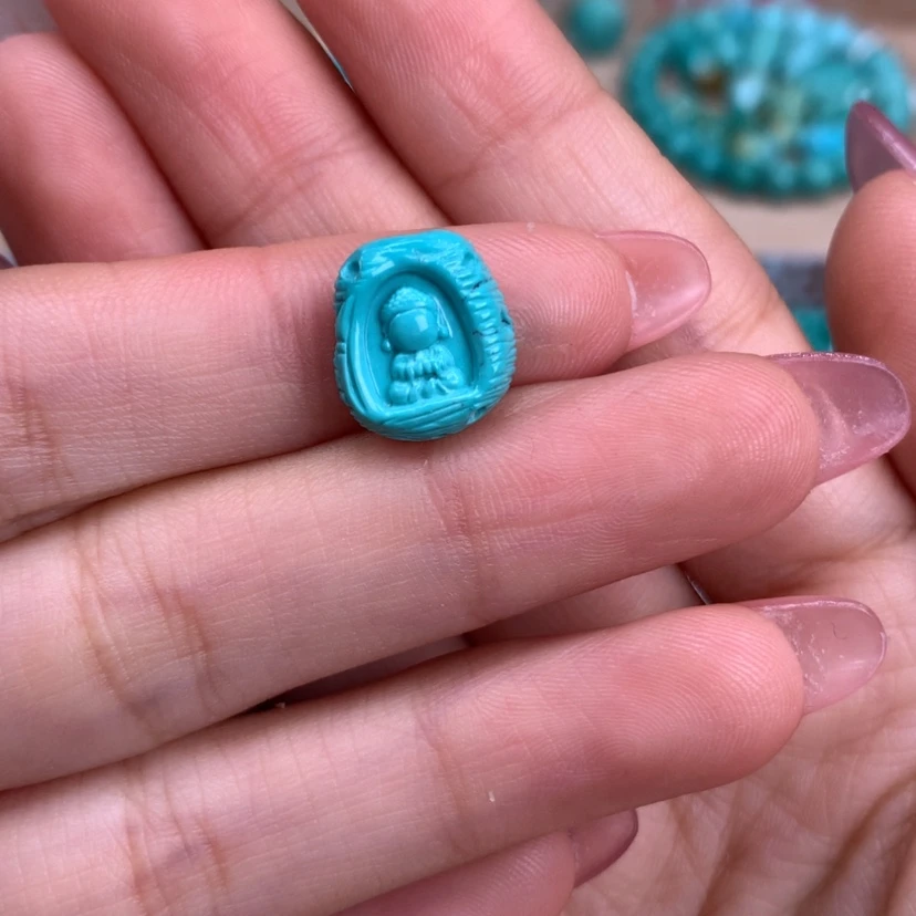 【闪购商品】绿松石雕刻未镶嵌
