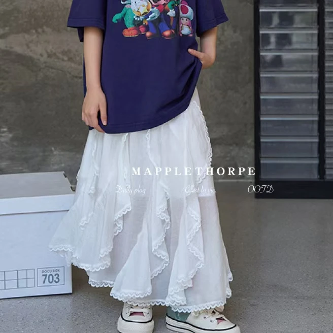 S1952儿童网纱休闲半裙