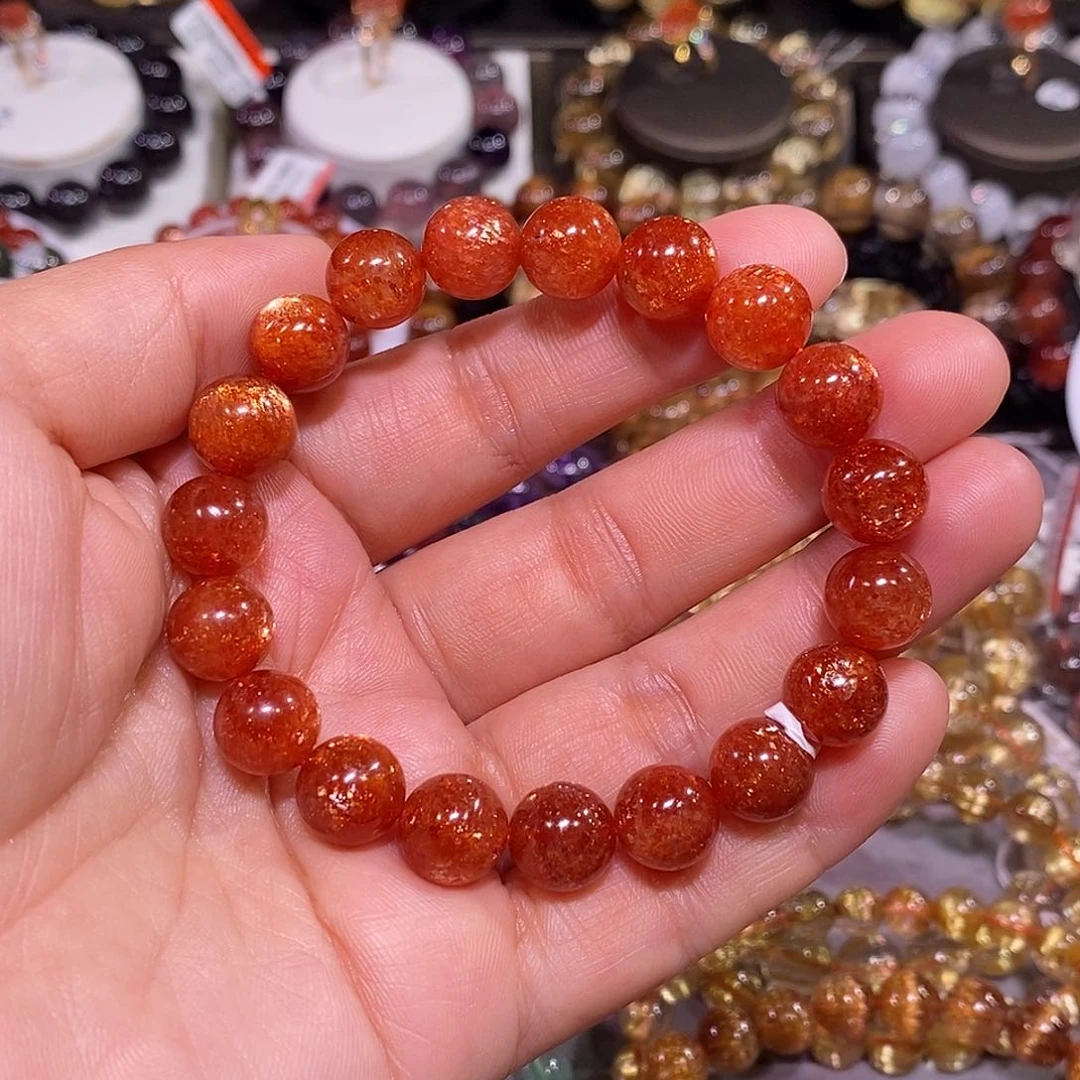 未镶嵌手链日光石金太阳10.5