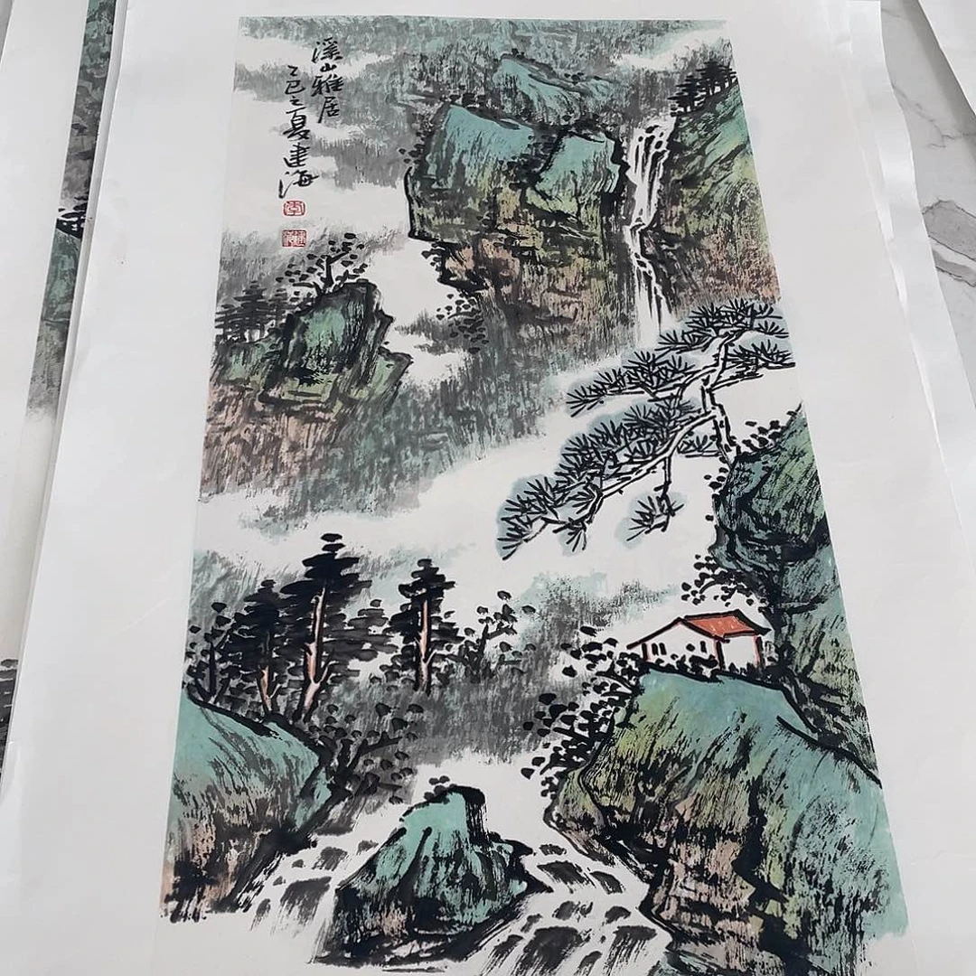 国画国画作品手绘作品