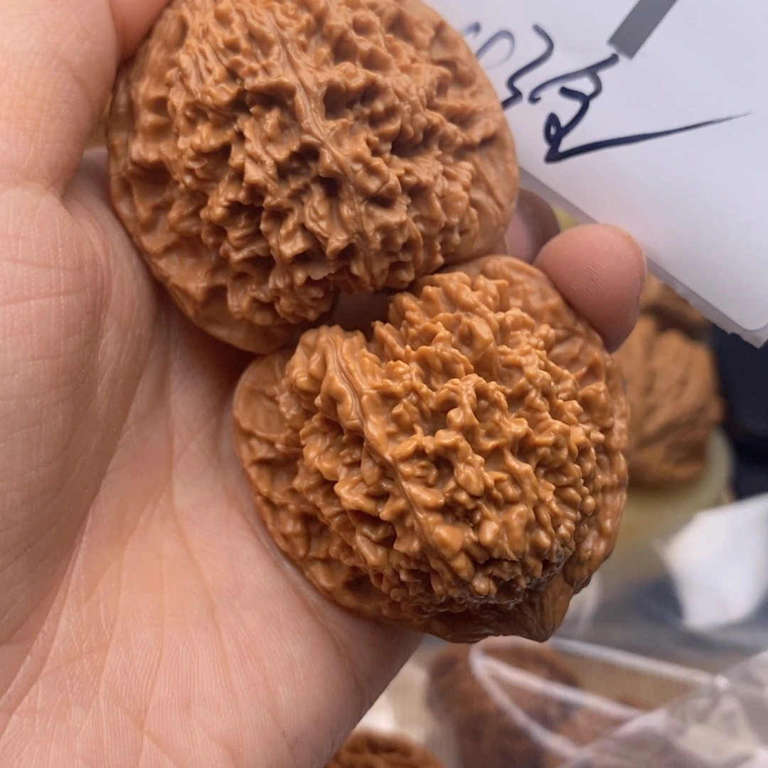 文玩核桃把件091号43全星