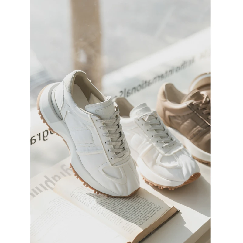 苹果的生活家|巨轻便显腿细 撞色拼接设计休闲鞋运动鞋老爹鞋女