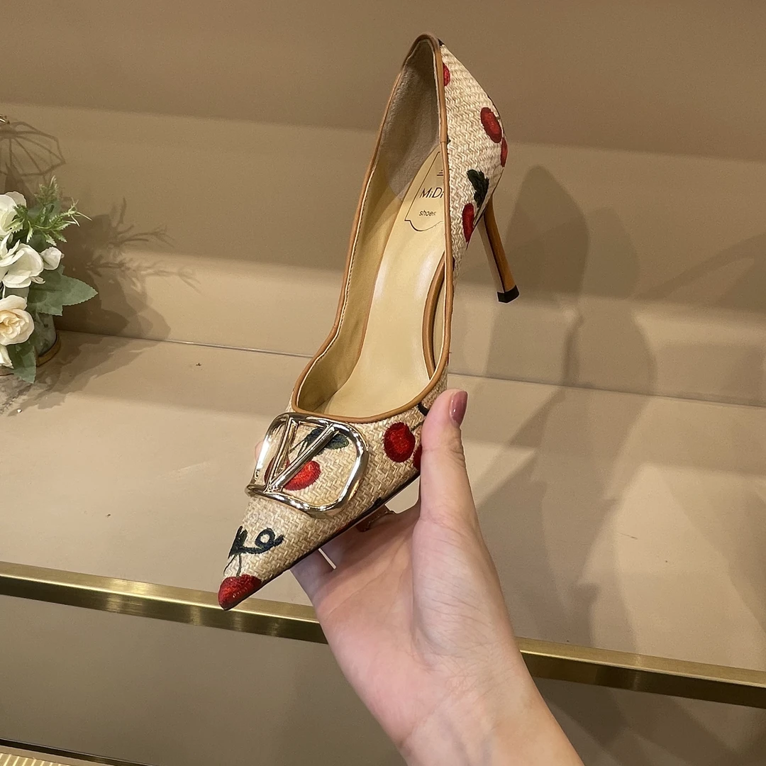 DITU/米蒂图高跟鞋女2025年新款百搭气质时尚小众细跟女鞋法式