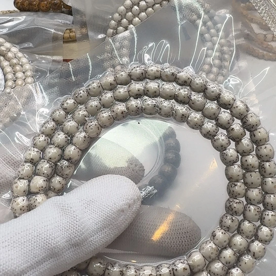 星月菩提吊坠116梵天糯冰大眼睛7左右108鼓珠