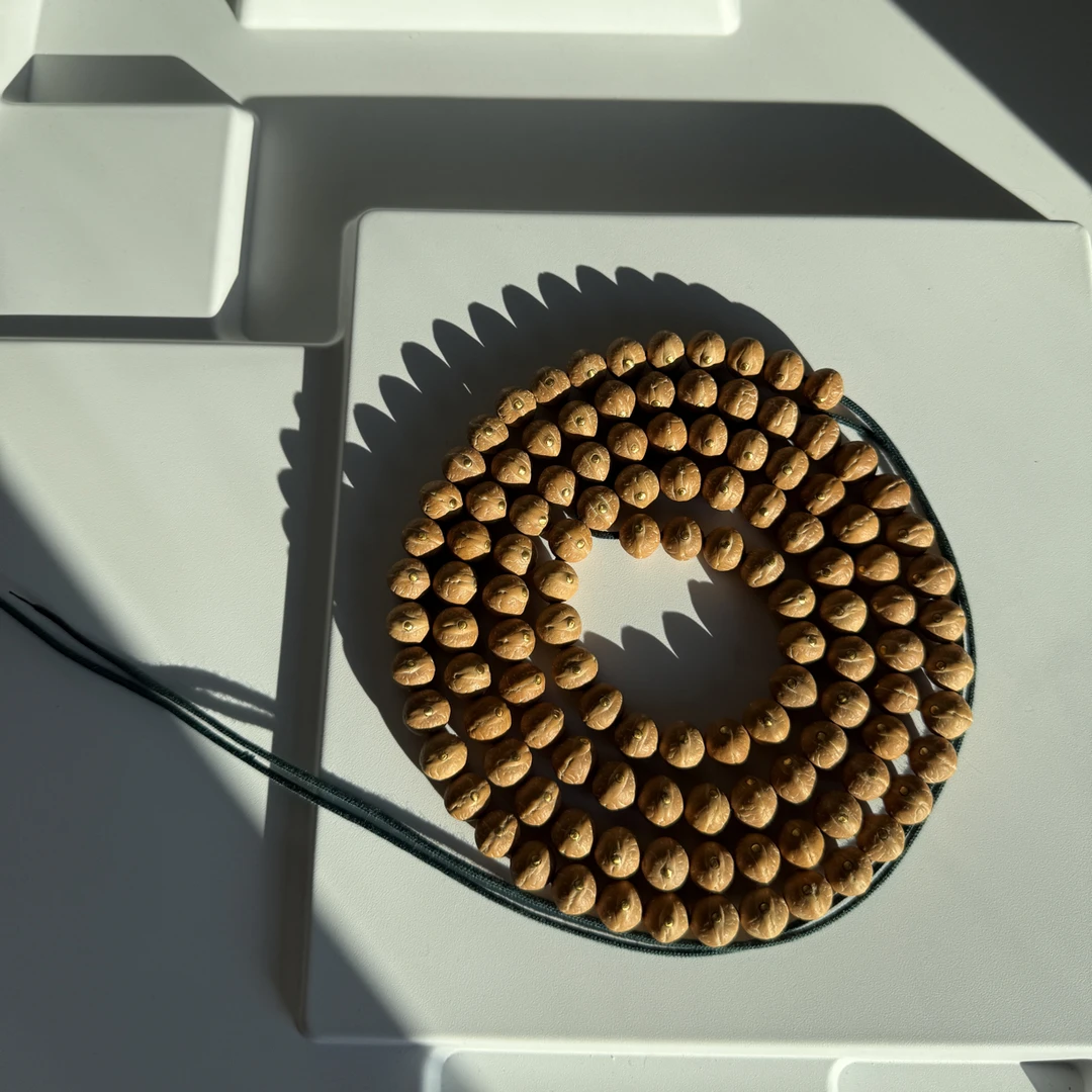 编号H1「玉」系列实心10.5-10.8mm108+8备籽尼泊尔凤眼菩提文玩手串