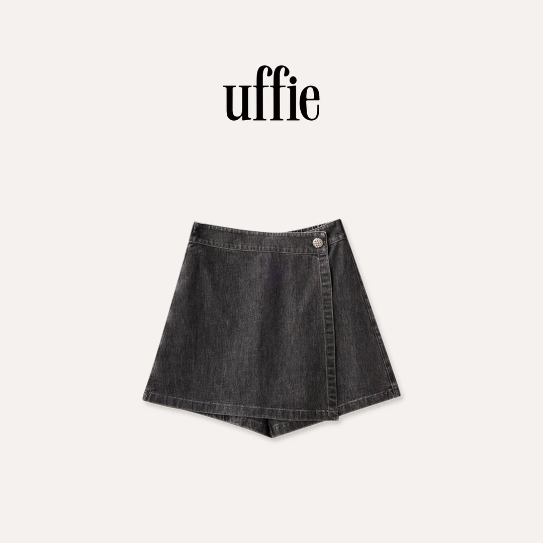 UFFIE 于绘 银葱饰牛仔裙裤