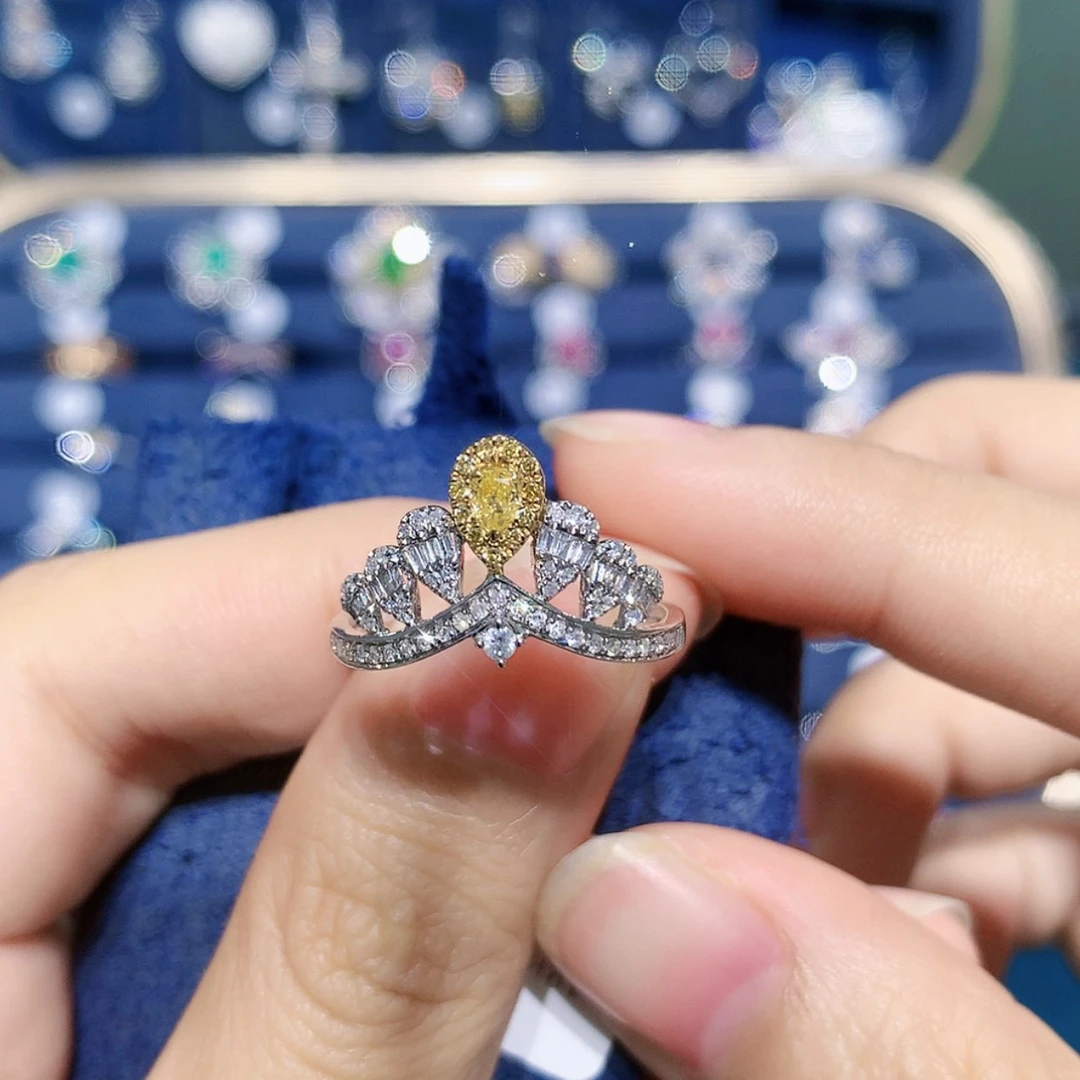 【闪购商品】18K金镶嵌戒指/指环钻石