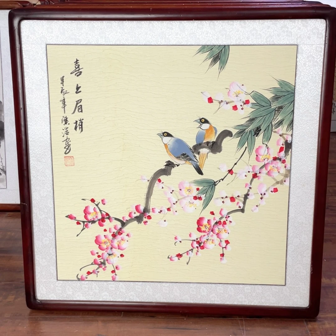 国画带框尺寸63*63厘米