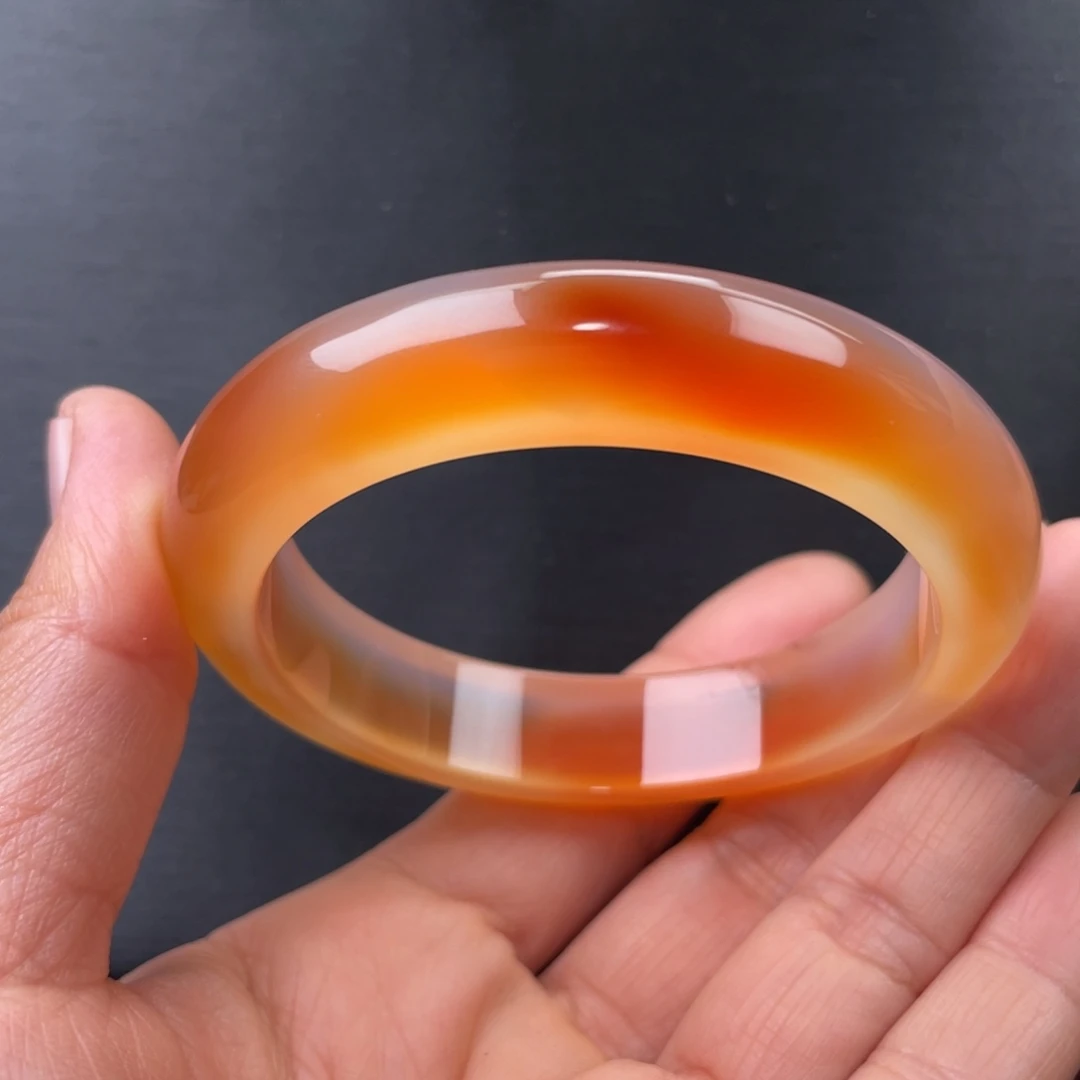 玛瑙/玉髓未镶嵌手镯56圈