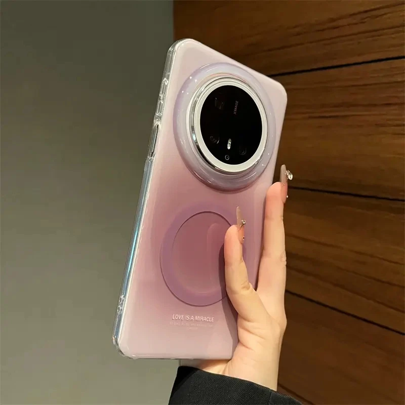 适用华为mate70pro 手机壳ins风高级感晕染磁吸mate60pro男女款