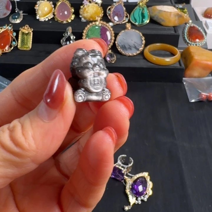 【闪购商品】黑曜岩颈饰未镶嵌44rrttttttttt