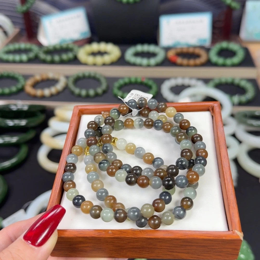 和田玉未镶嵌手链