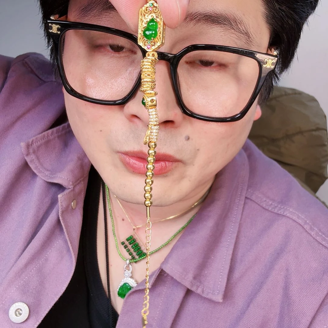翡翠颈饰未镶嵌一个