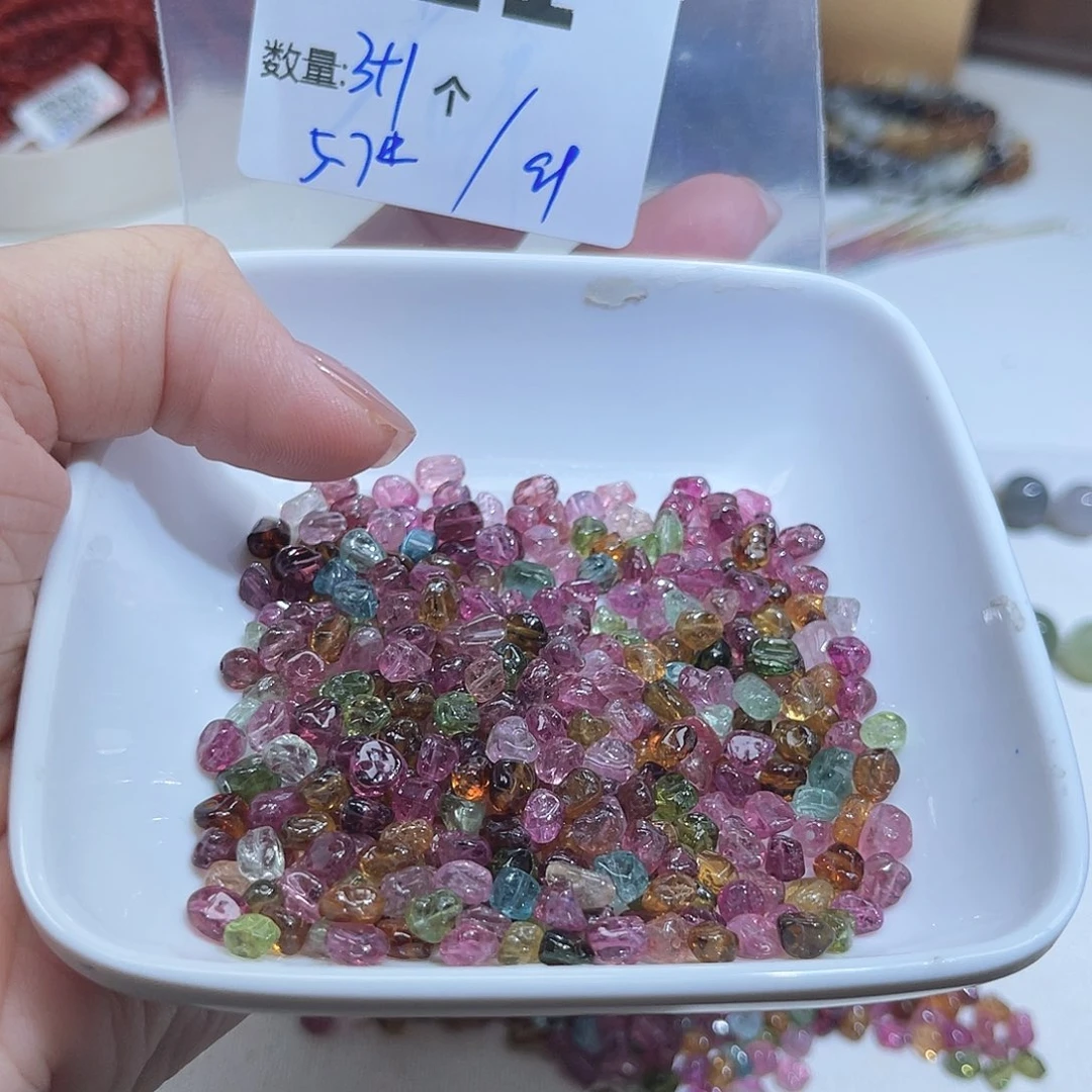 银S925镶嵌珠宝奇石碧玺D11。