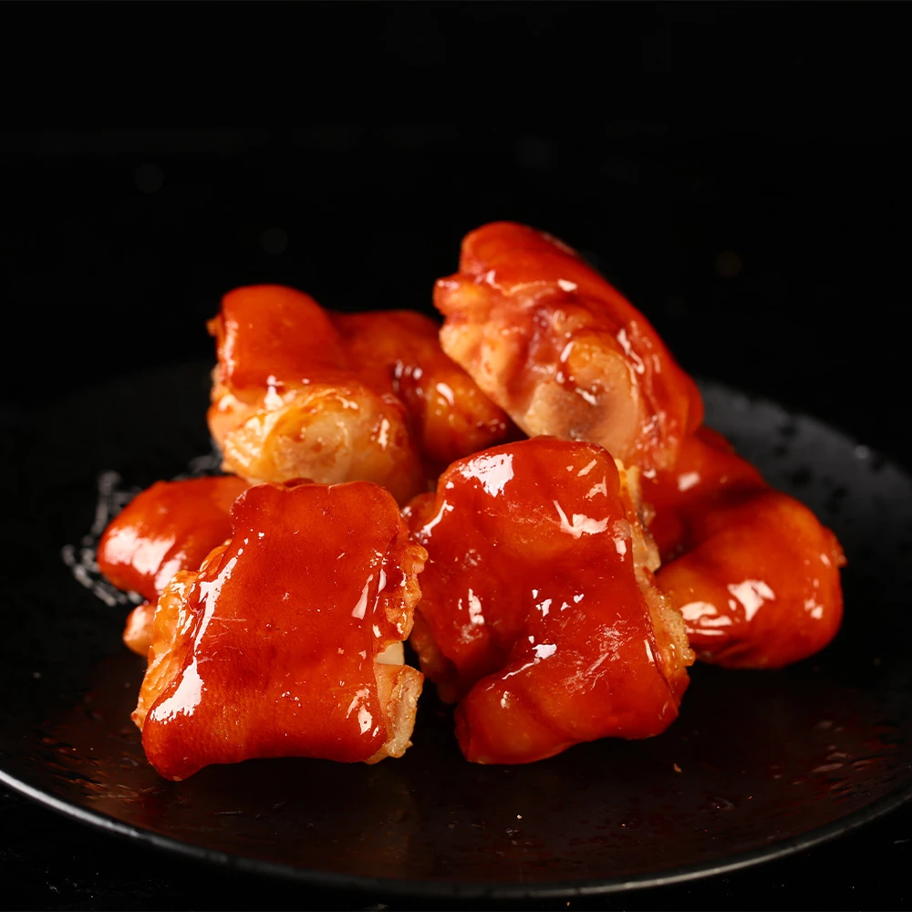 猪手切块 扇子骨 蒜香骨 猪脆骨 猪手  酱排骨 熟排骨 猪脑 模型