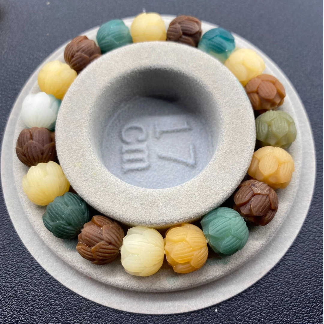 【干磨菩提莲花】菩提根单圈手机链挂件车挂饰品