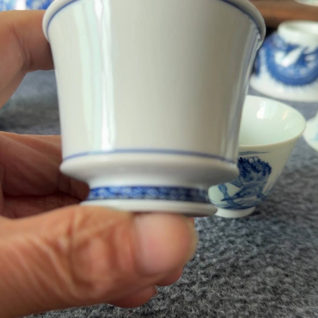 现代景德镇陶瓷手绘茶具
