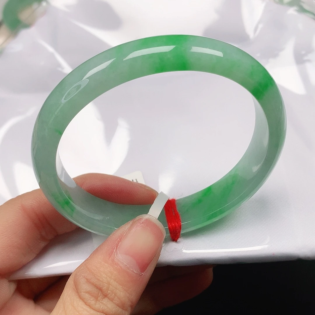 翡翠手镯（贵妃镯）未镶嵌天然翡翠手镯53