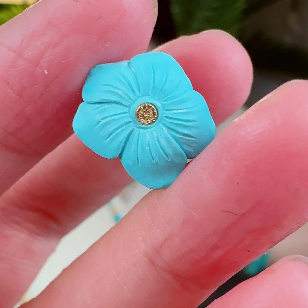 绿松石珠宝奇石未镶嵌