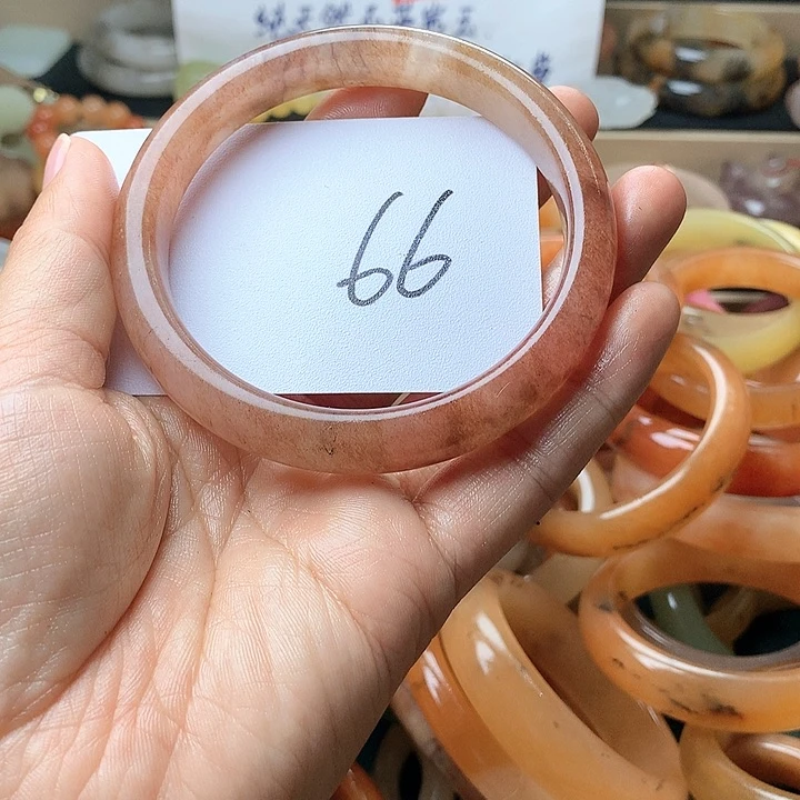 石英质玉（黄龙玉）未镶嵌手镯