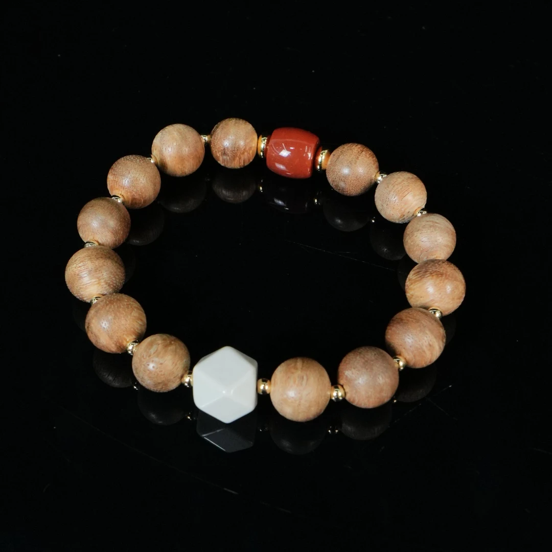 A5859 加里曼丹沉香黄油diy手串  1.0cm 9.9g