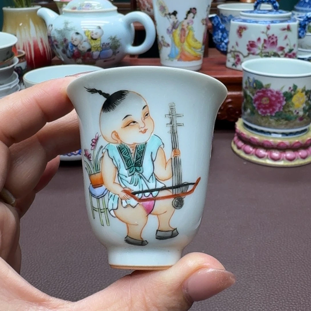 瓷片景德镇仿古手工制作精品展示