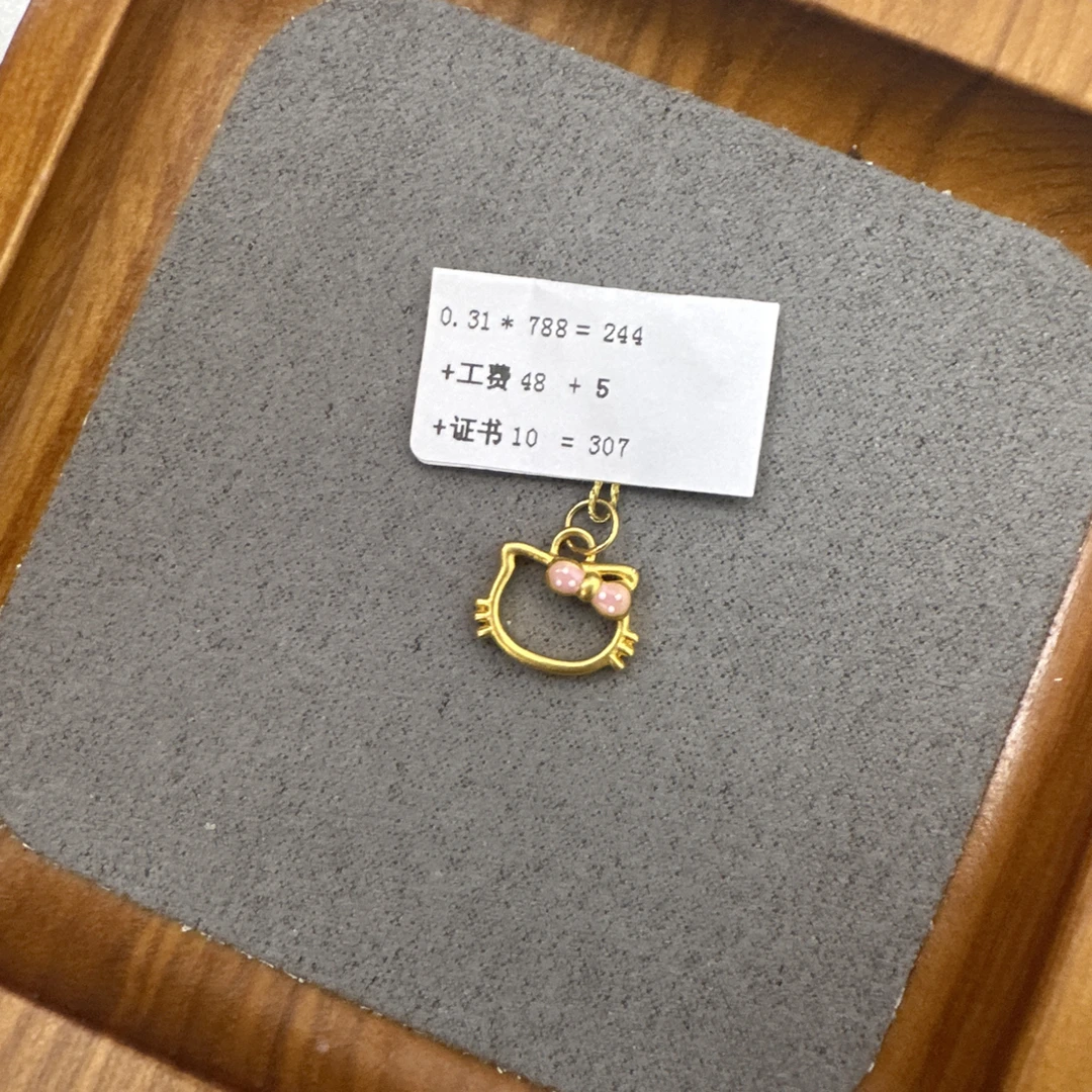 R01031凯蒂猫足金999