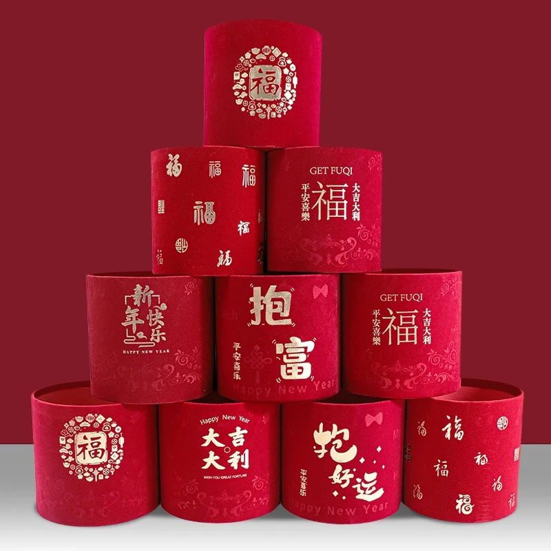 网红年宵花福桶开业居家装饰新年仿真冬青发财果乔迁花艺摆件