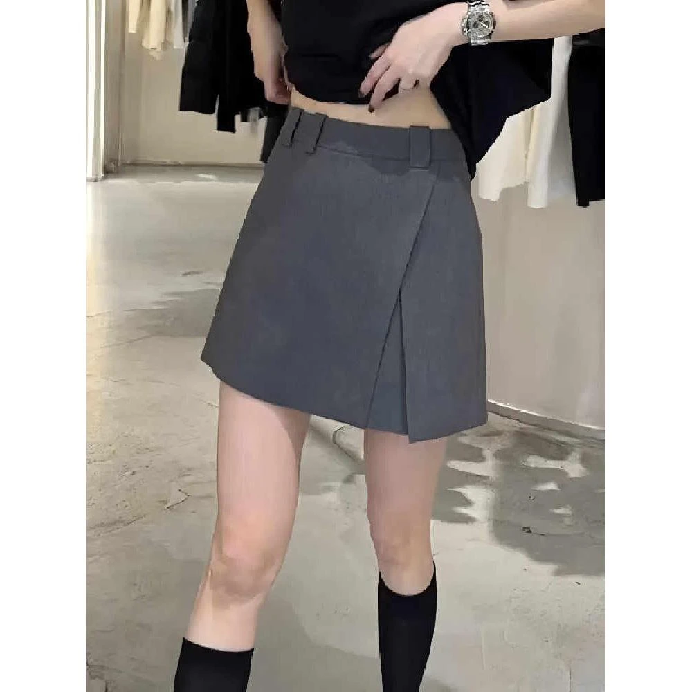 韩系字短裙裤子女夏季新款高腰炸街显瘦百搭裤子女款爆款2025新款