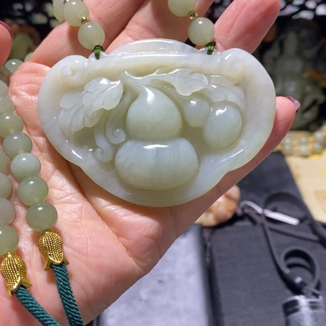 【闪购商品】岫玉毛衣链未镶嵌
